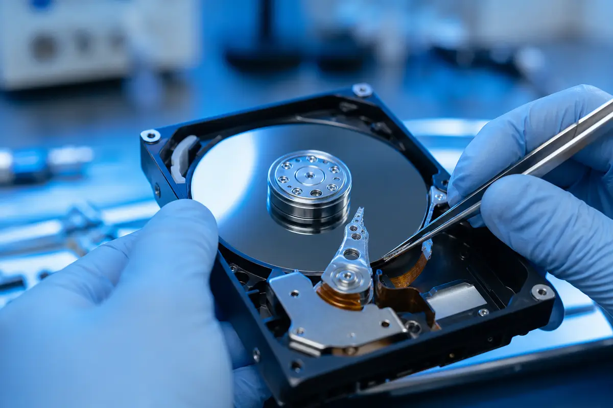 Récupération de Données à Bösingen — Récupération de données sur un disque dur